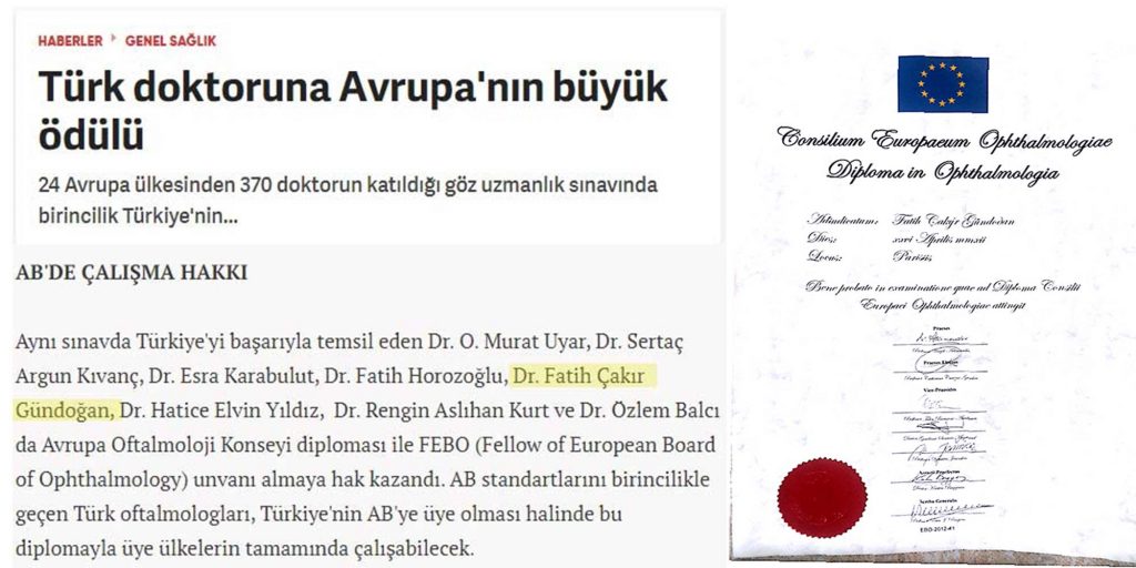 Doç. Dr. Fatih Çakır Gündoğan-Avrupa'nın Büyük Ödülü