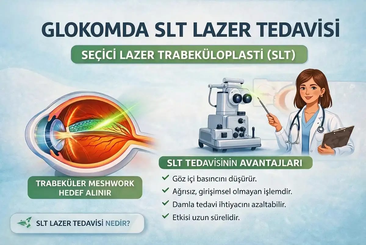 Glokomda SLT Lazer Tedavisi Nedir?