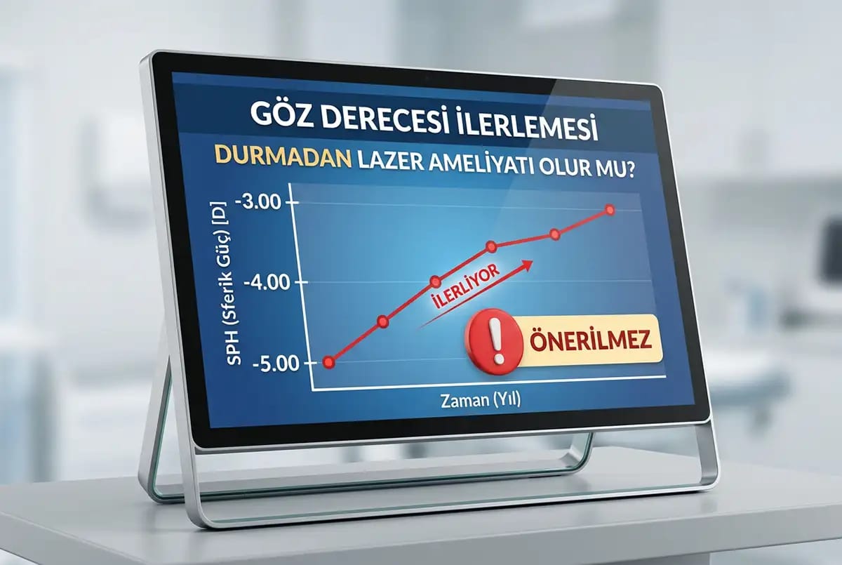 Göz Numarası İlerlemesi Durmadan Lazer Yapılır mı?