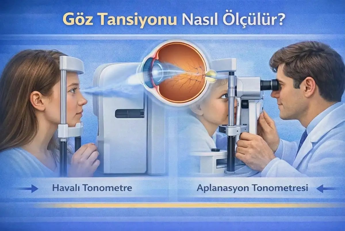 Göz Tansiyonu Nasıl Ölçülür? Hava Üflemeli Ölçüm Yeterli mi?
