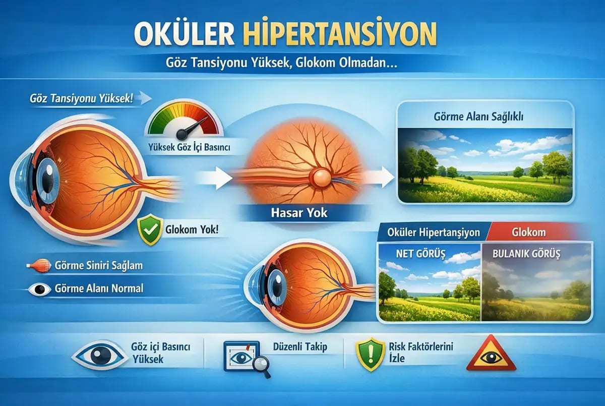 Oküler Hipertansiyon Nedir? (Yüksek Göz Tansiyonu)